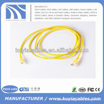 Cable de conexión UTP Cat6 amarillo